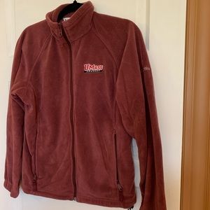 Columbia fleece jacket UMASS Amherst small